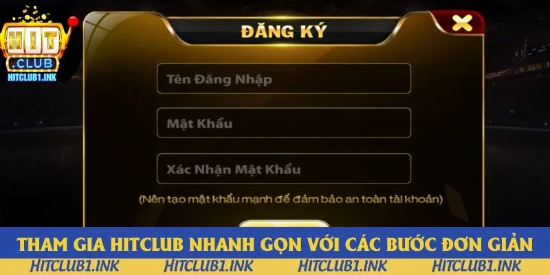 Tham gia Hitclub nhanh gọn với các bước đơn giản