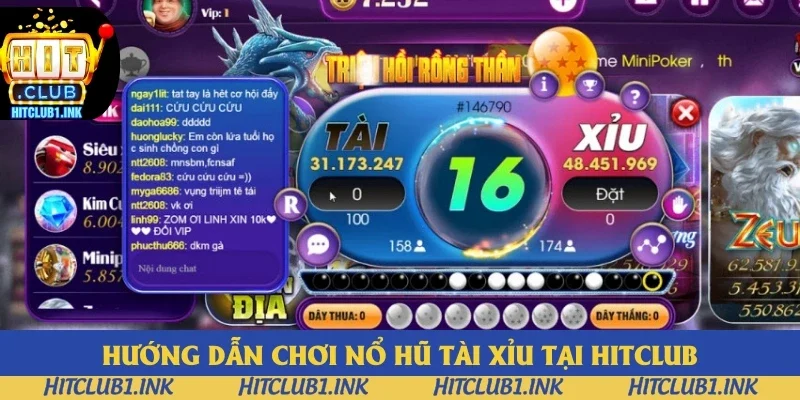Hướng dẫn chơi nổ hũ tài xỉu tại Hitclub Hướng dẫn chơi nổ hũ tài xỉu tại Hitclub